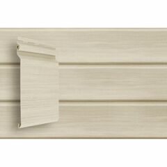 Виниловый сайдинг Grand Line Дизайн-коллекция Тундра Natural-брус 3.0 м, береза